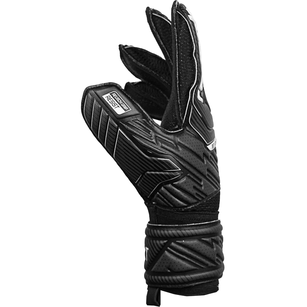 Reusch Attrakt Resist Finger Support - Black (Single - Side)