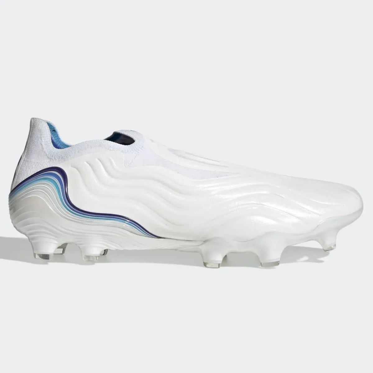 adidas Copa Sense + FG - White-Hi Res Blue (Side 1)