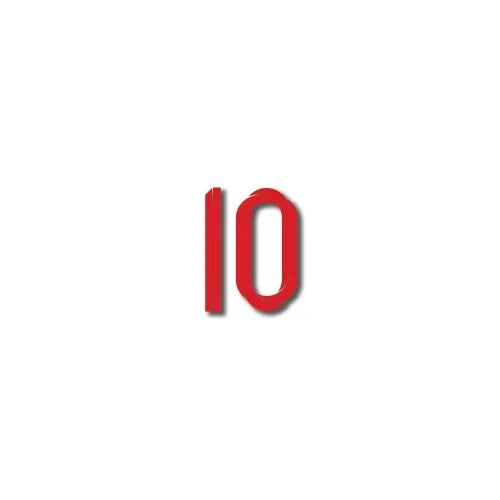 England 2018 Home Sterling #10 Jersey Name Set