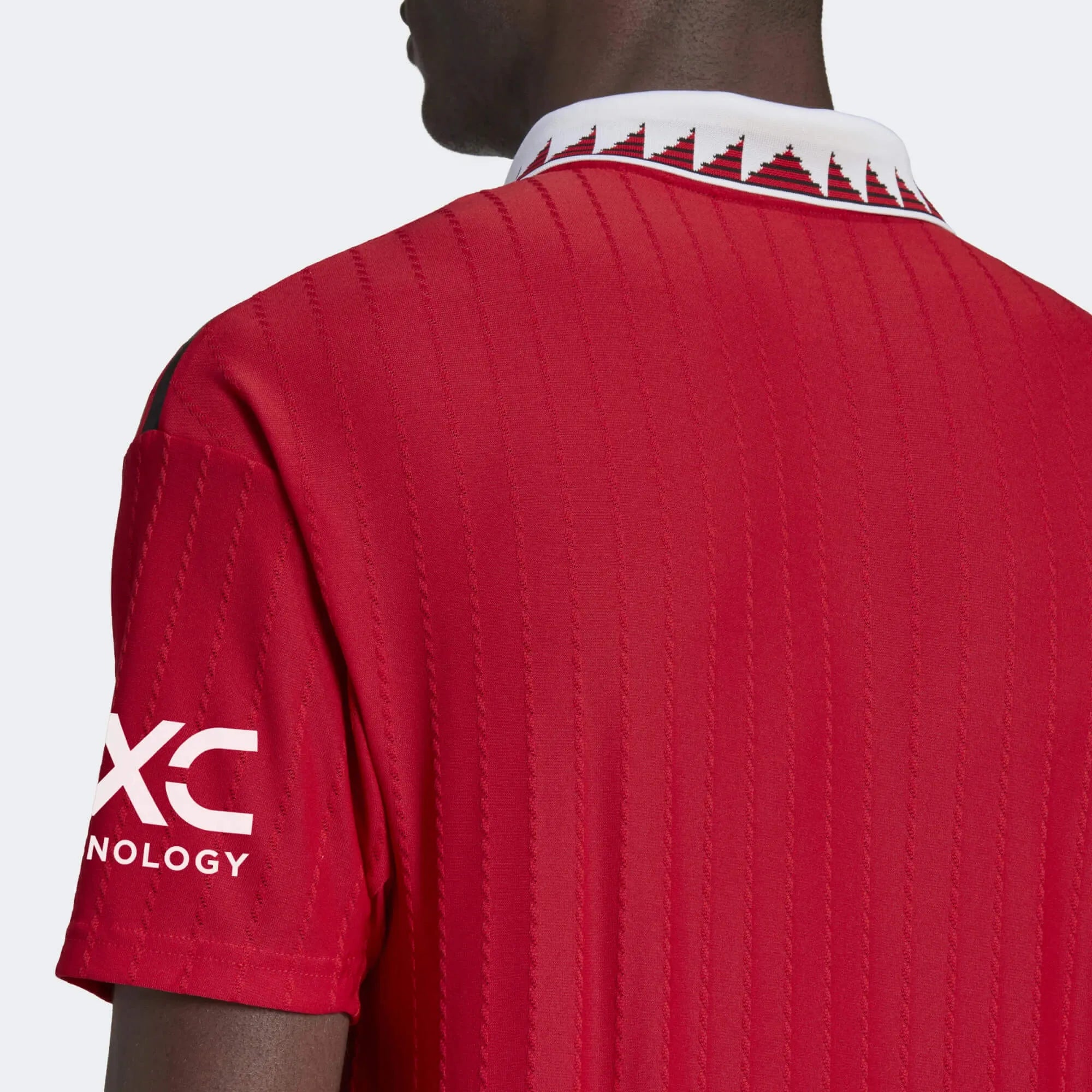 adidas 2022-23 Manchester United Authentic Home Jersey - Red-White (Detail 2)