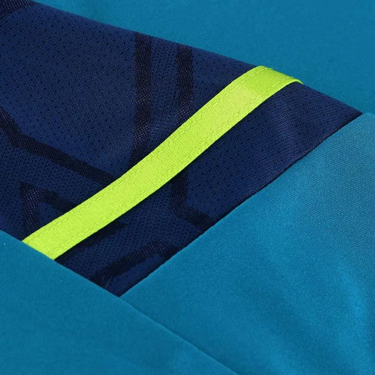 adidas 2022-23 Juventus Youth Training Jersey - Active Teal (Detail 4)