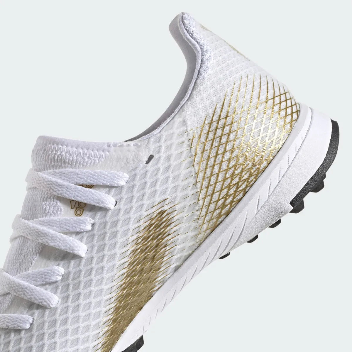 Adidas JR X Ghosted.3 TF - White-Gold