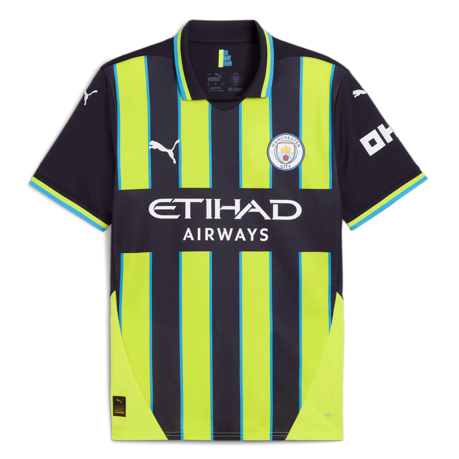 Puma 2024-25 Manchester City Men's Stadium Away Jersey (Front)