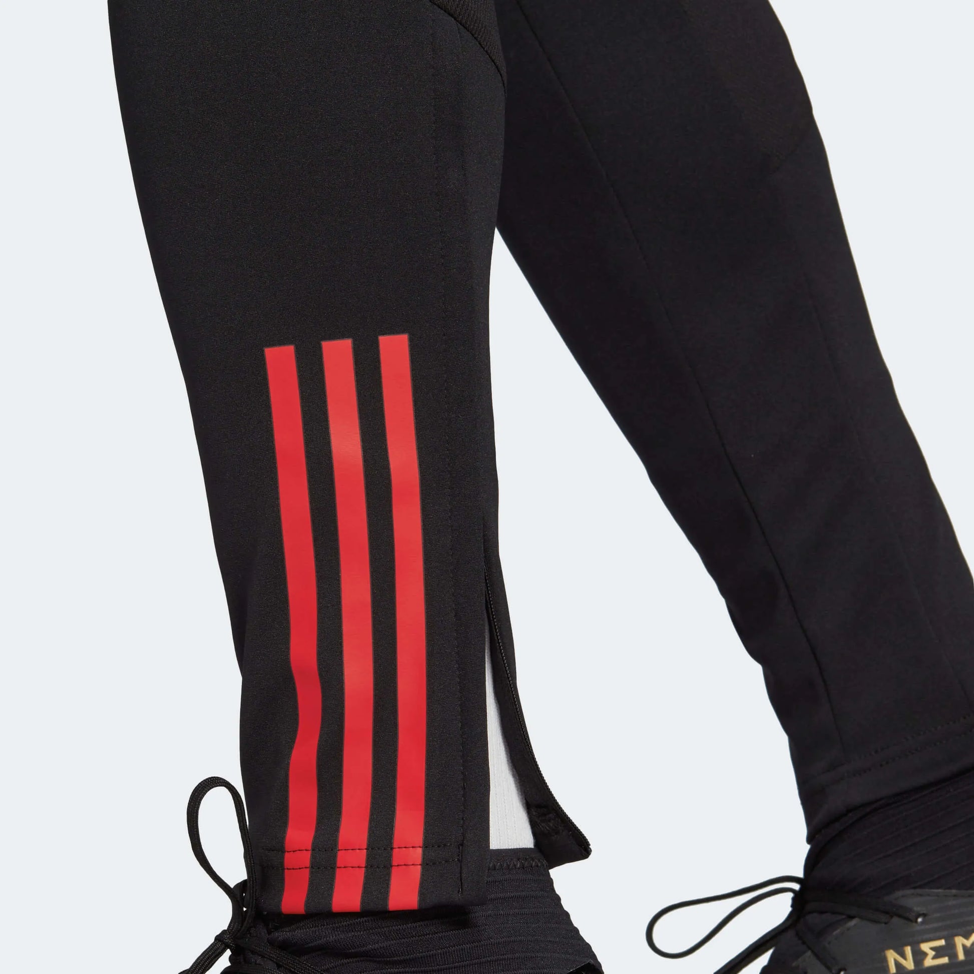 adidas 2022-23 Belgium Training Pants - Black (Detail 2)