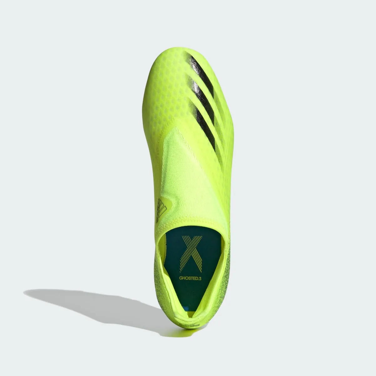 Adidas X Ghosted .3 Laceless FG - Volt-Black