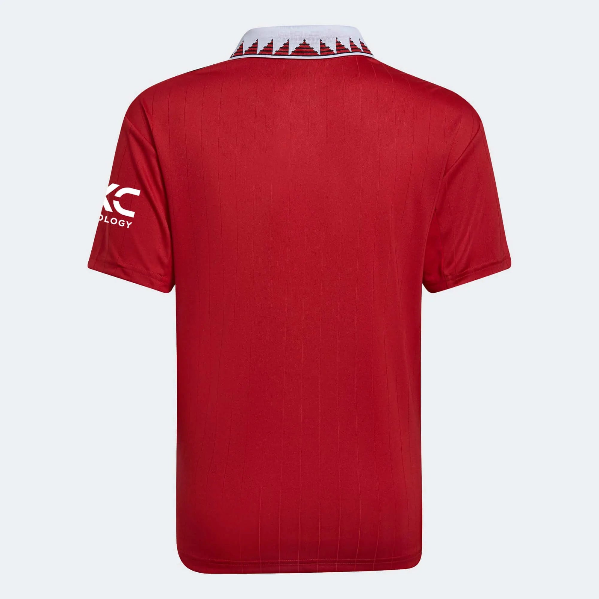 adidas 2022-23 Manchester United Youth Home Jersey - Red-White (Back)