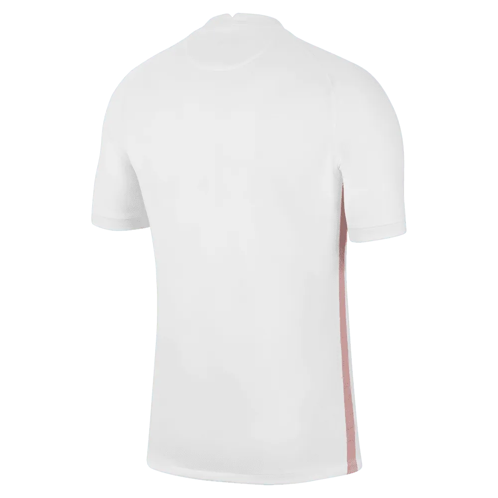 Nike France Women's EC22 (Men's Cut) Away Jersey - White-Pink Glaze (Back)