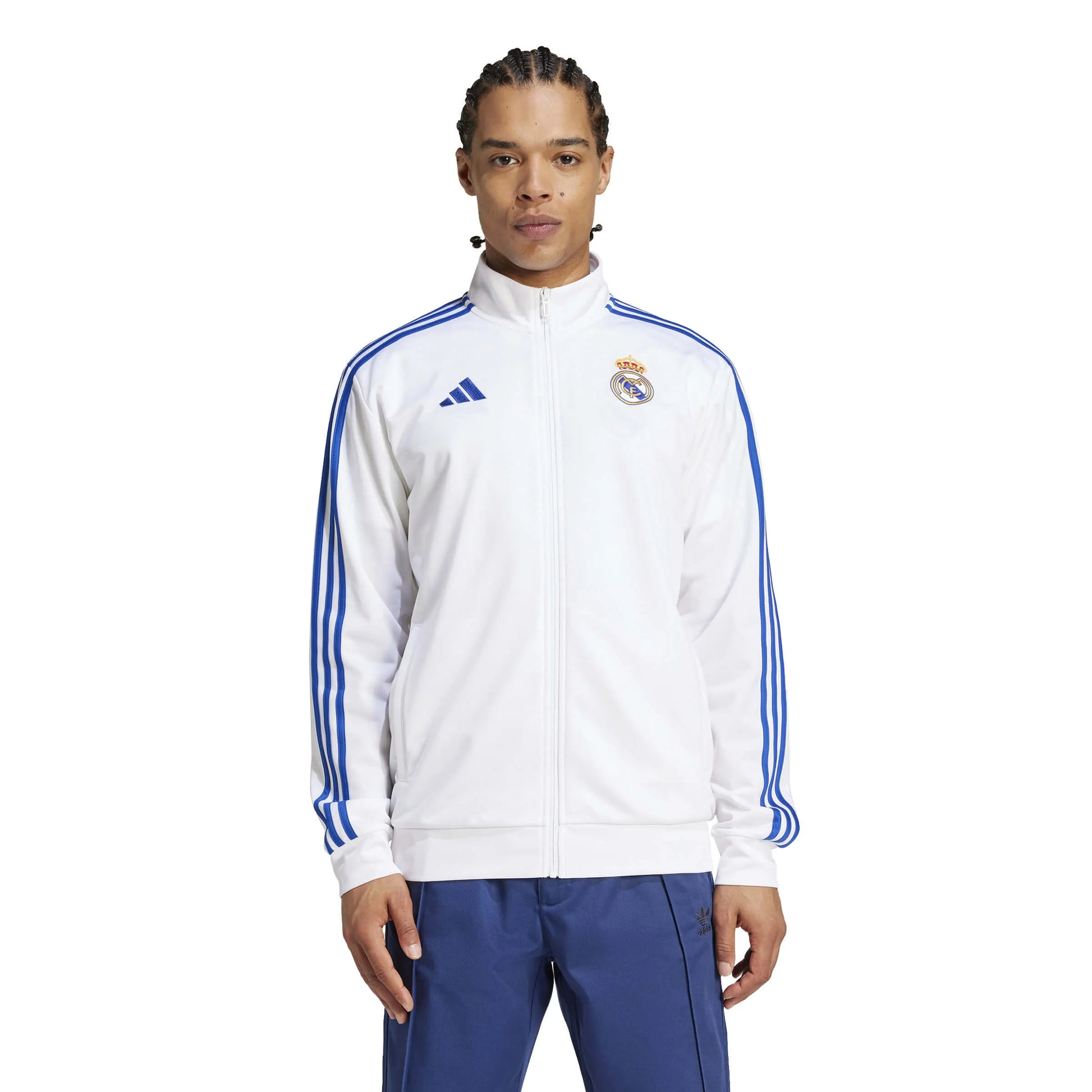 adidas 2024-25 Real Madrid Men's DNA Track Top (Model - Front)