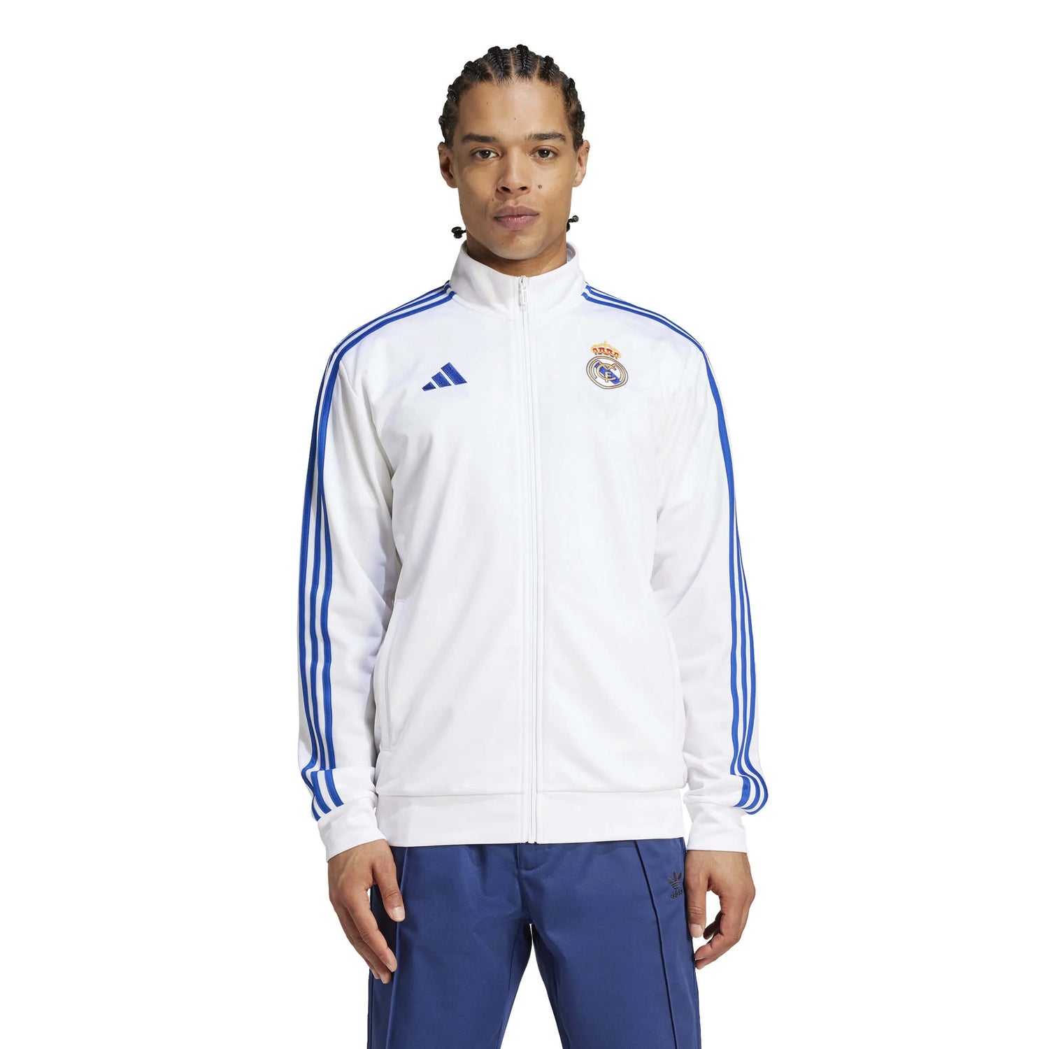 adidas 2024-25 Real Madrid Men's DNA Track Top (Model - Front)