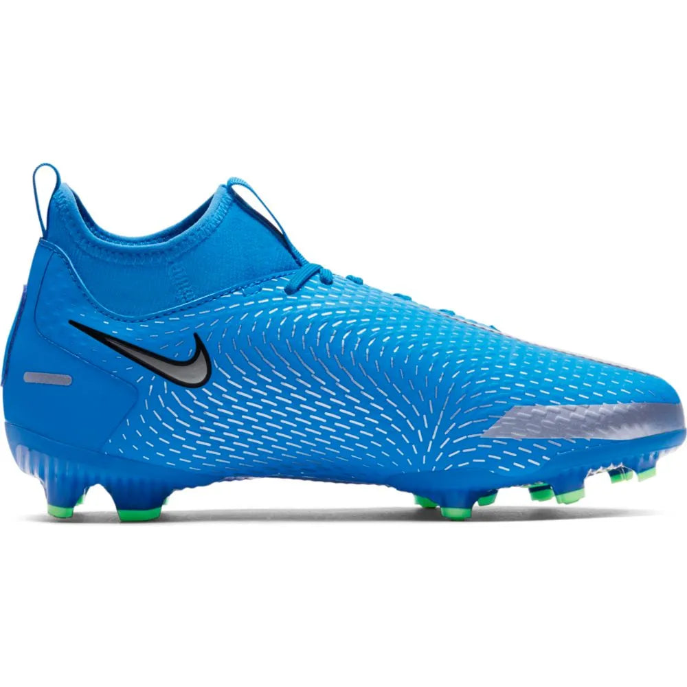 Nike JR Phantom GT Academy FG-MG - Blue-Silver (Side 2)