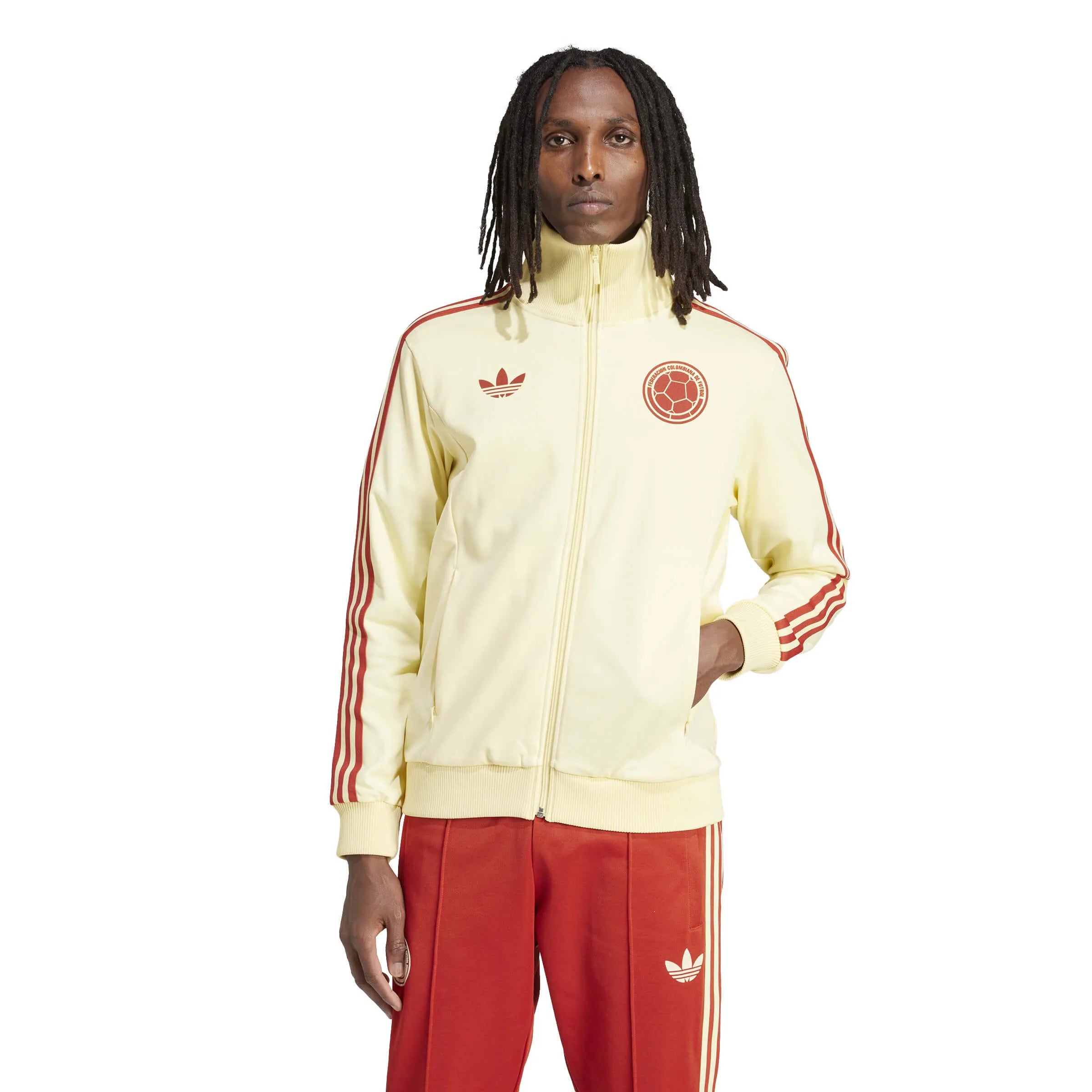 adidas 2023-24 Columbia Men's Beckenbaur Track Top (Model - Front)