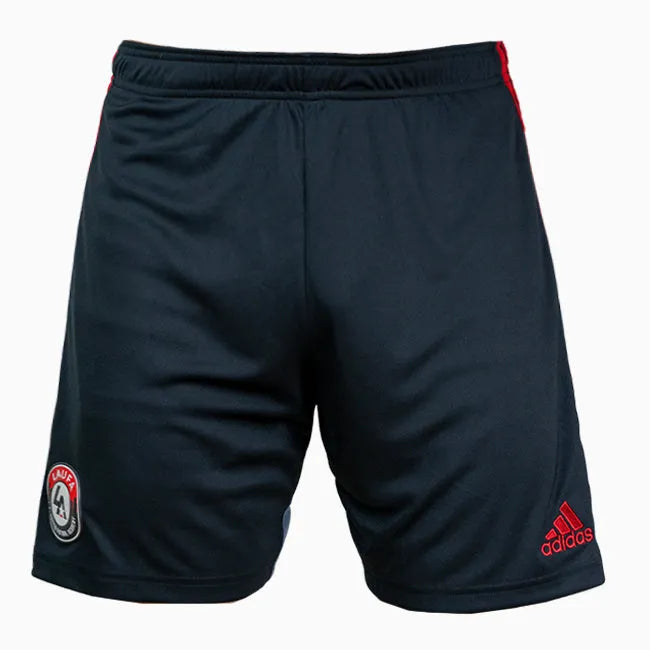 front view of adidas LAUFA Mi Tastigo 19 Youth Shorts - Black