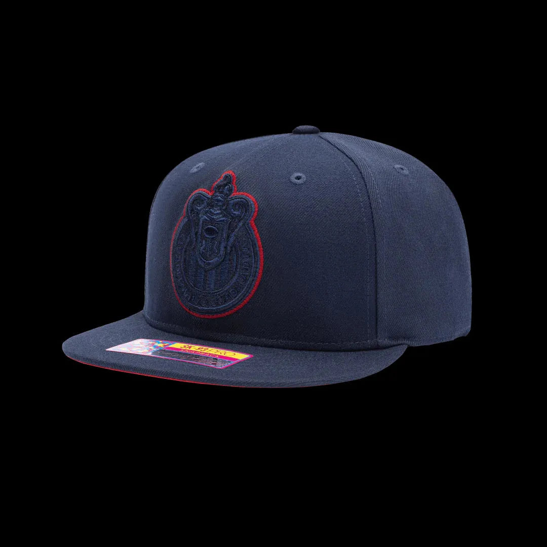 Fi Collection Chivas Eclipse Snapback Hat - Navy (Diagonal 1)