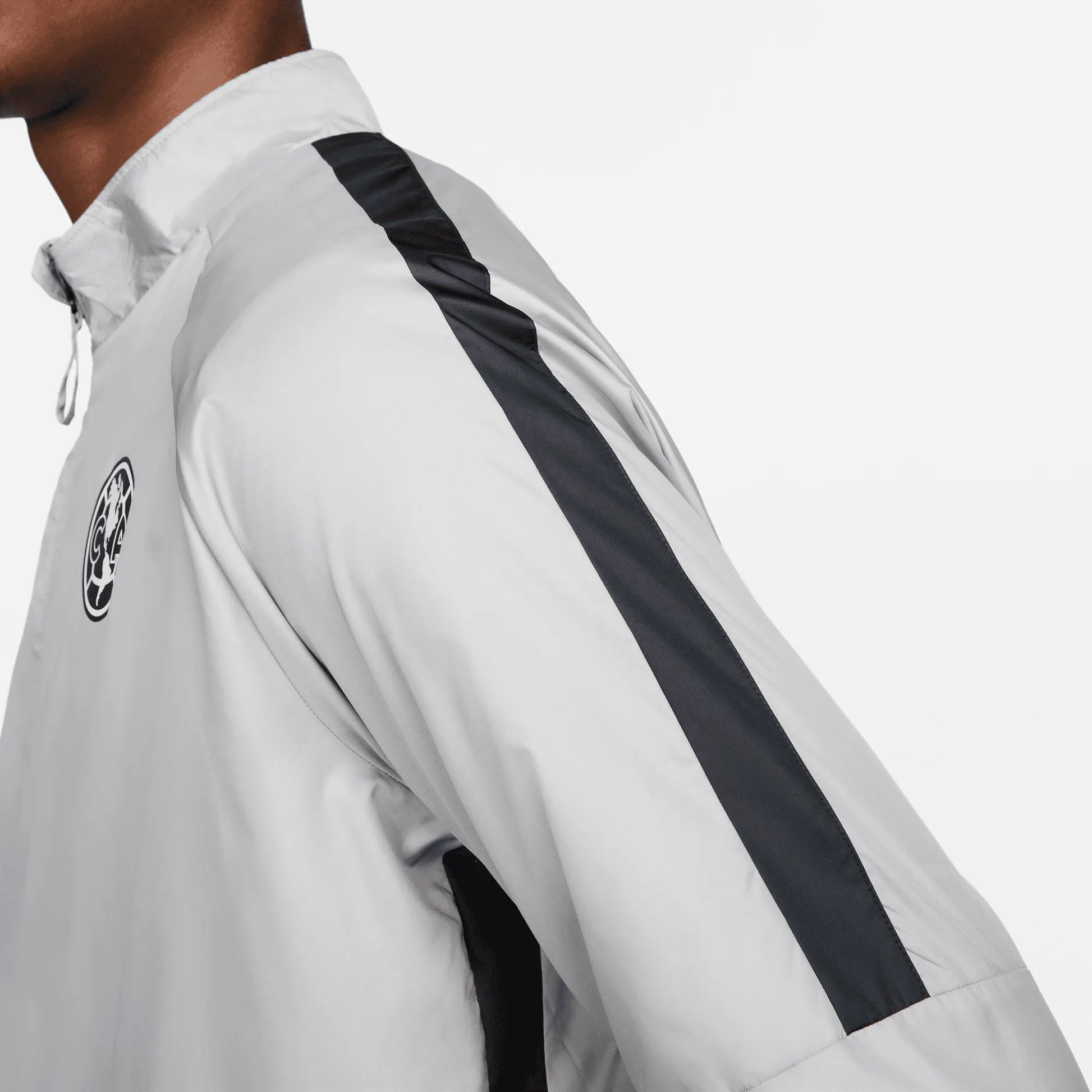 Nike 2022-23 Club America Repel Academy AWF Full-Zip Jacket - Grey (Detail 2)