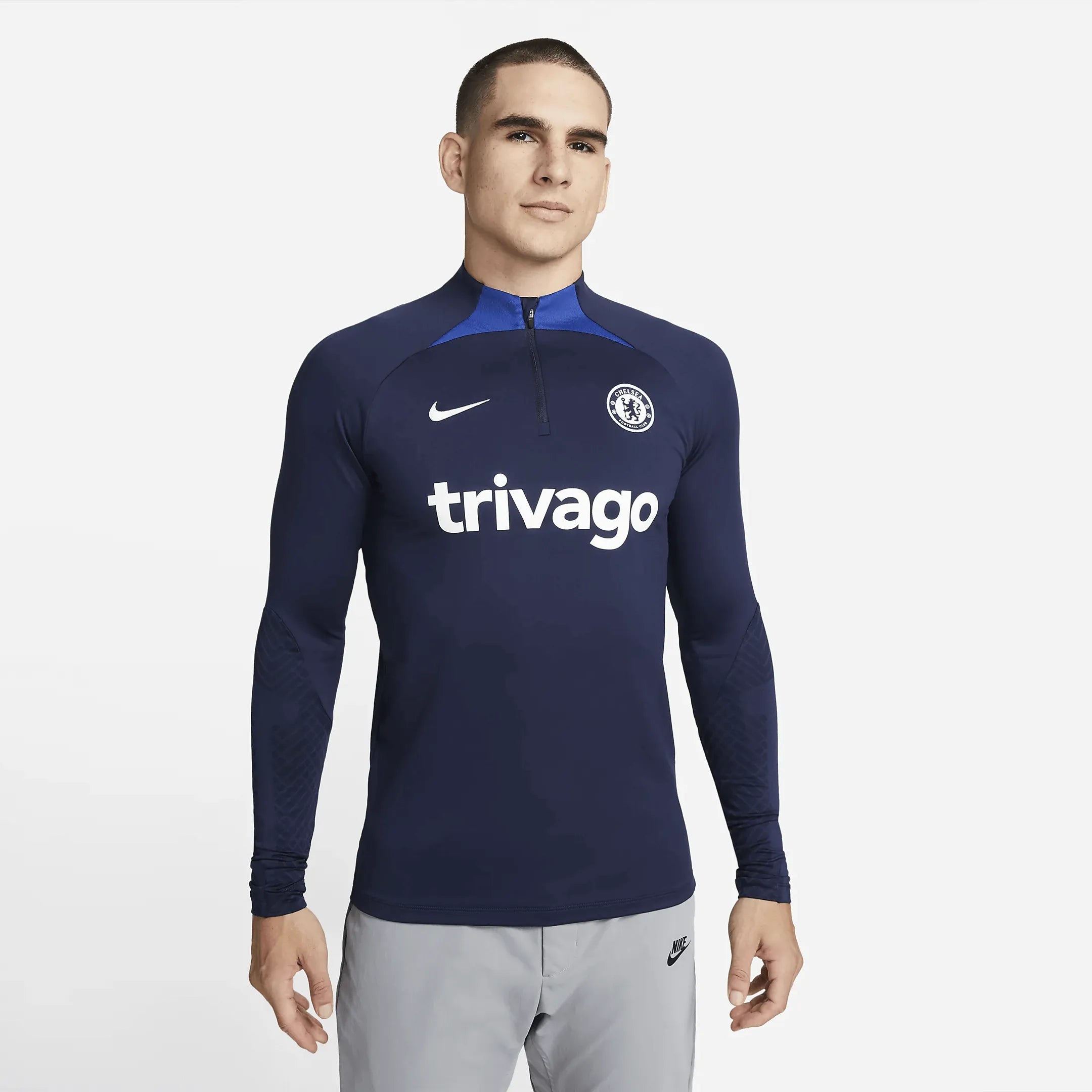 Nike 2022-23 Chelsea Dri-Fit Strike Drill Top (Model - Front)