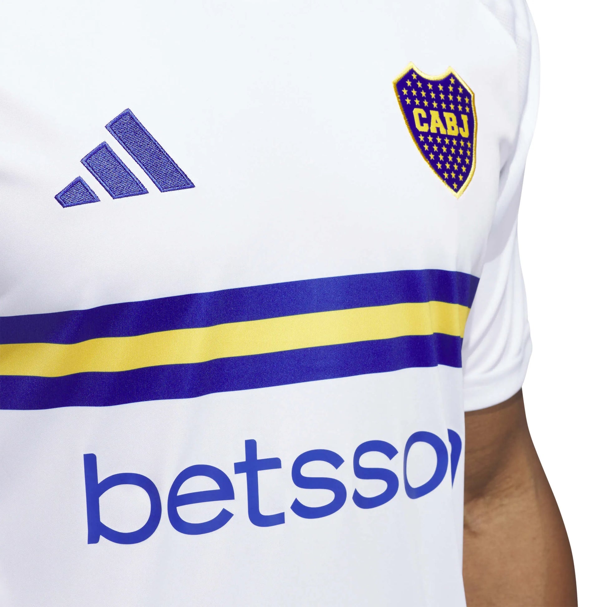 adidas 2024-25 Boca Juniors Men's Stadium Away Jersey (Detail 1)