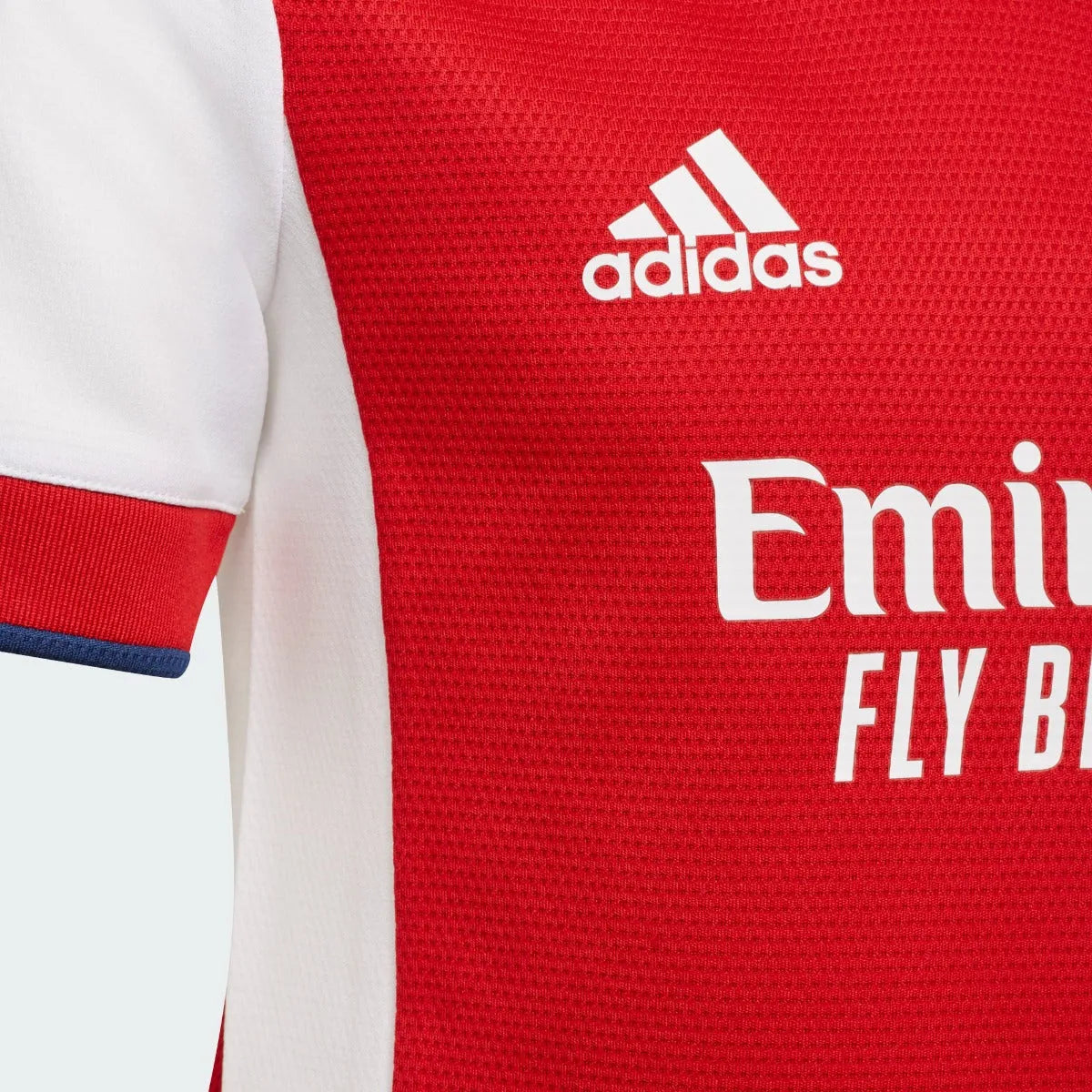 Adidas 2021-22 Arsenal Youth Home Kit - Scarlet-White (Detail 1)