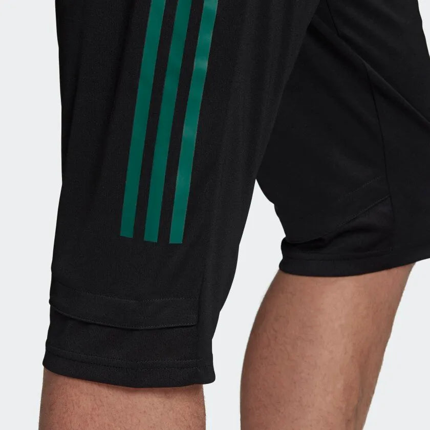 adidas 2020-21 Mexico Three-Quarter Pants - Black-Maroon