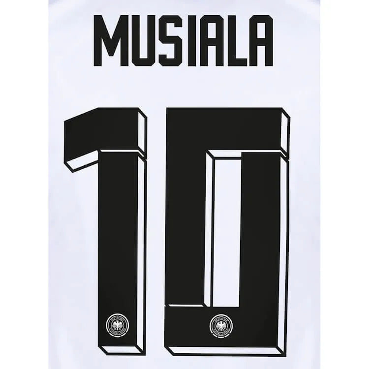 Germany 2024 25 Home Musiala #10 Jersey Name Set (Back)