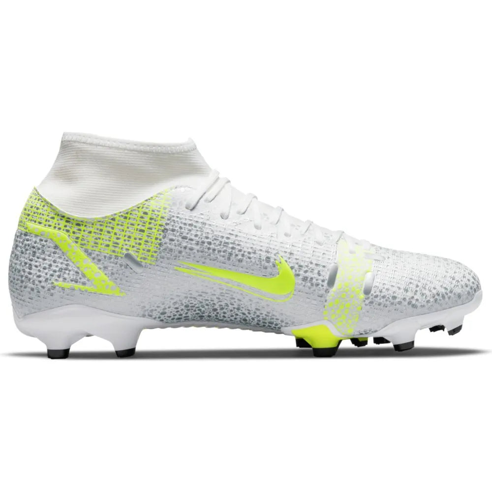 Nike Superfly 8 Academy FG-MG - White-Grey-Volt (Side 2)