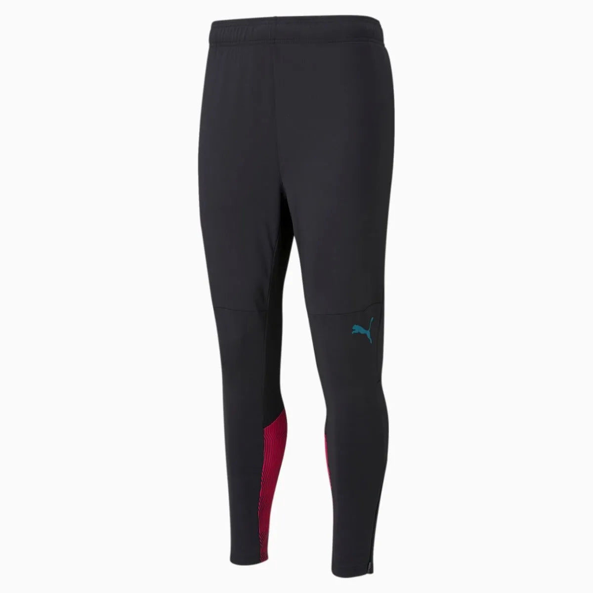 Puma Manchester City 2021-22 Training Pants - Black-Pink (Front)