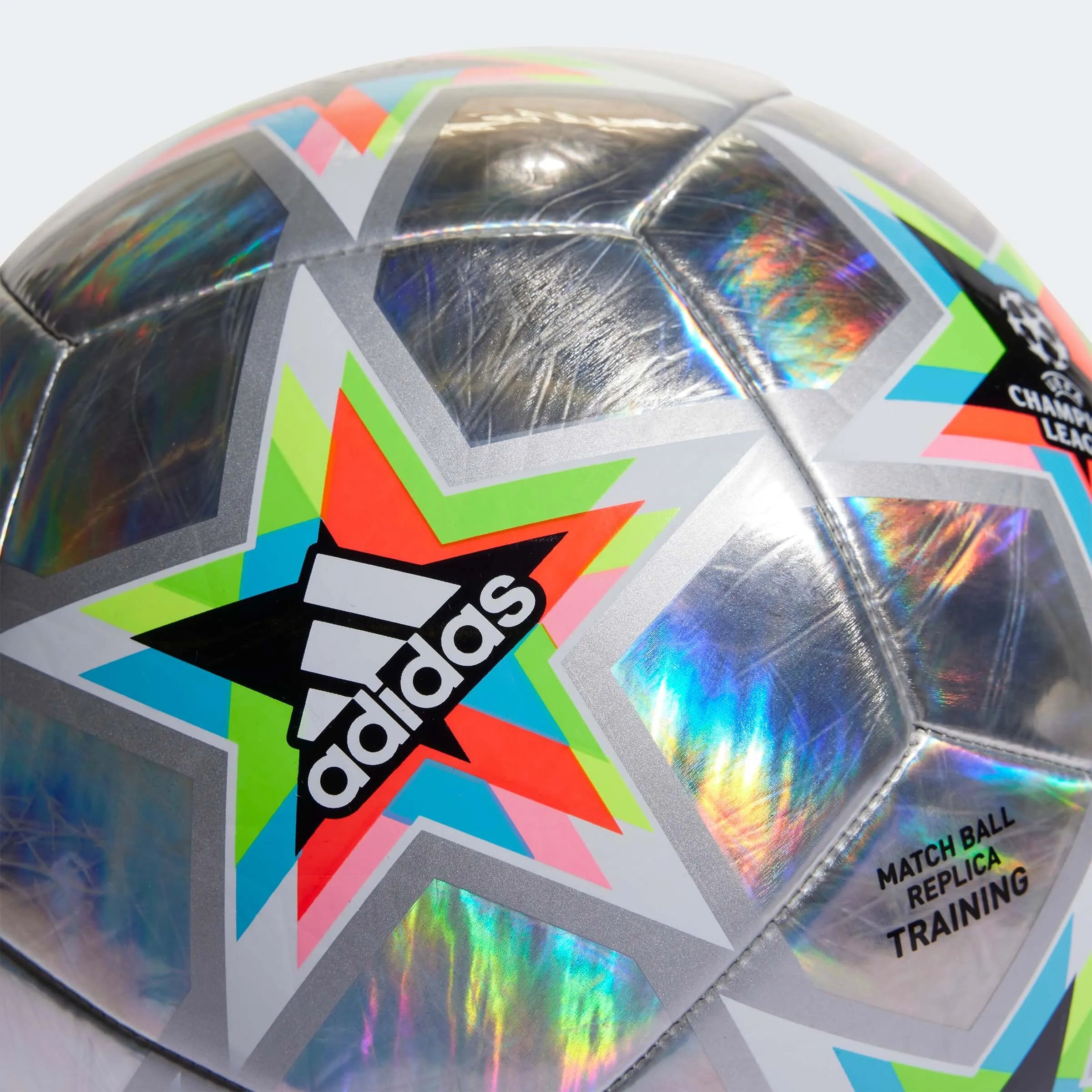 adidas UCL Training Hologrom St Petersburg Ball Multi Color-Bright Cyan (Detail 1)