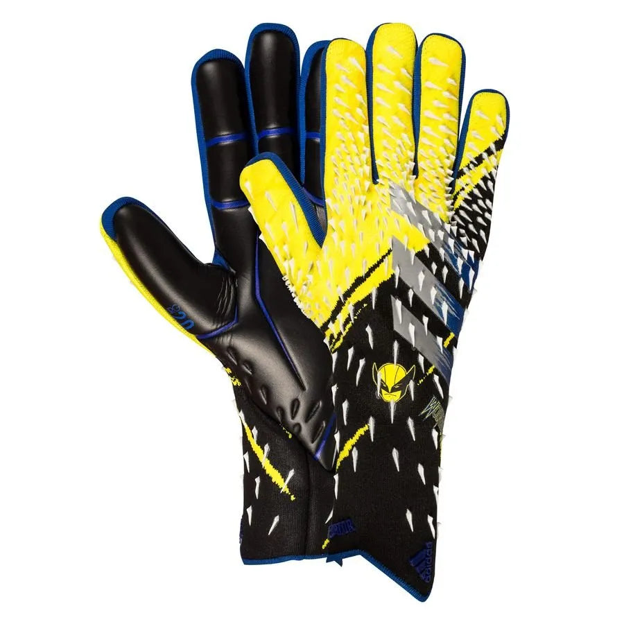 Adidas Marvel X-MEN Wolverine Predator Pro GK Gloves - Yellow-Black (Pair 1)
