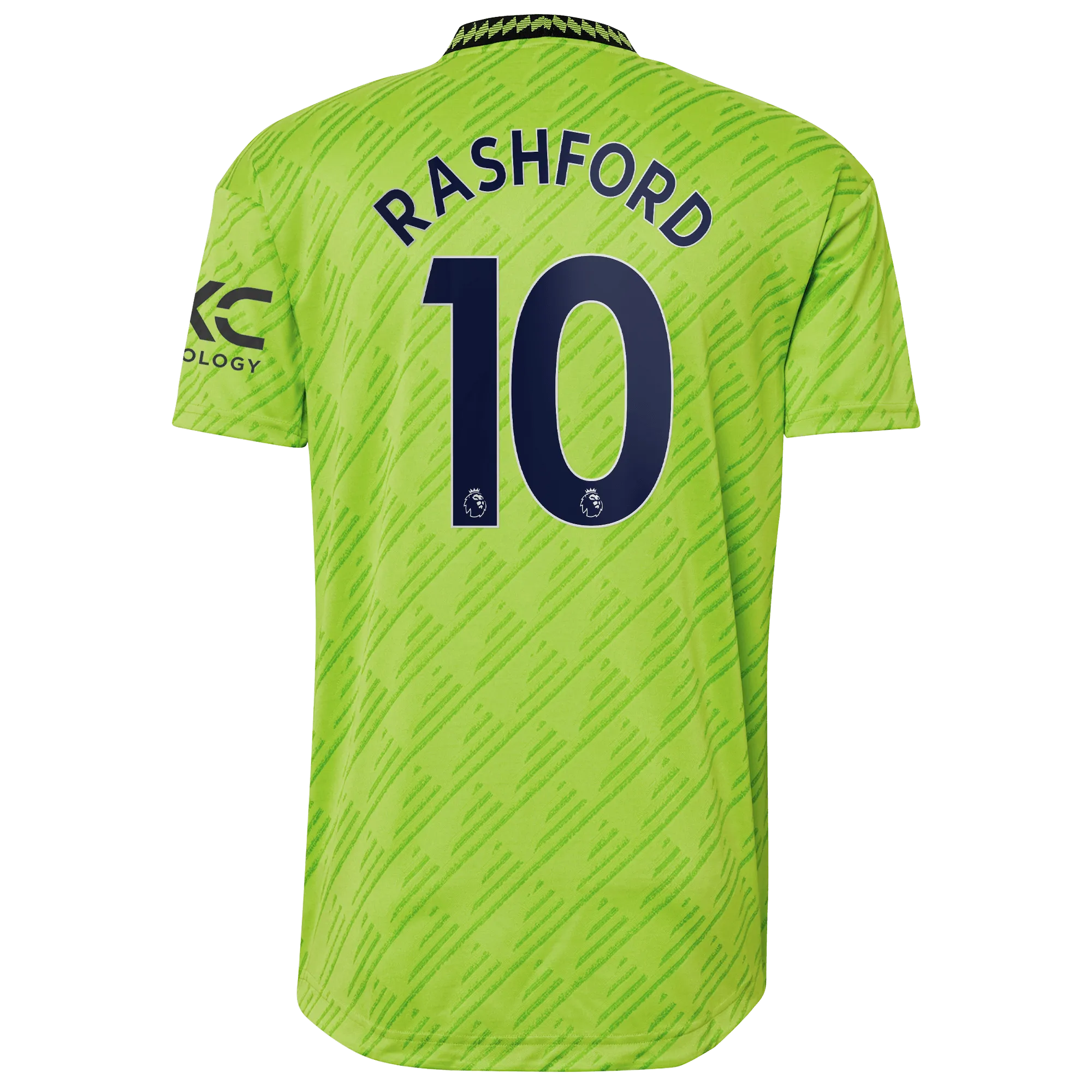 adidas 2022-23 Manchester United Authentic Third Jersey - Solar Slime