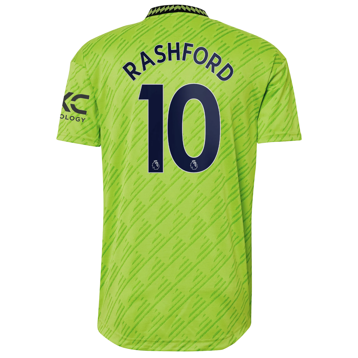 adidas 2022-23 Manchester United Authentic Third Jersey - Solar Slime