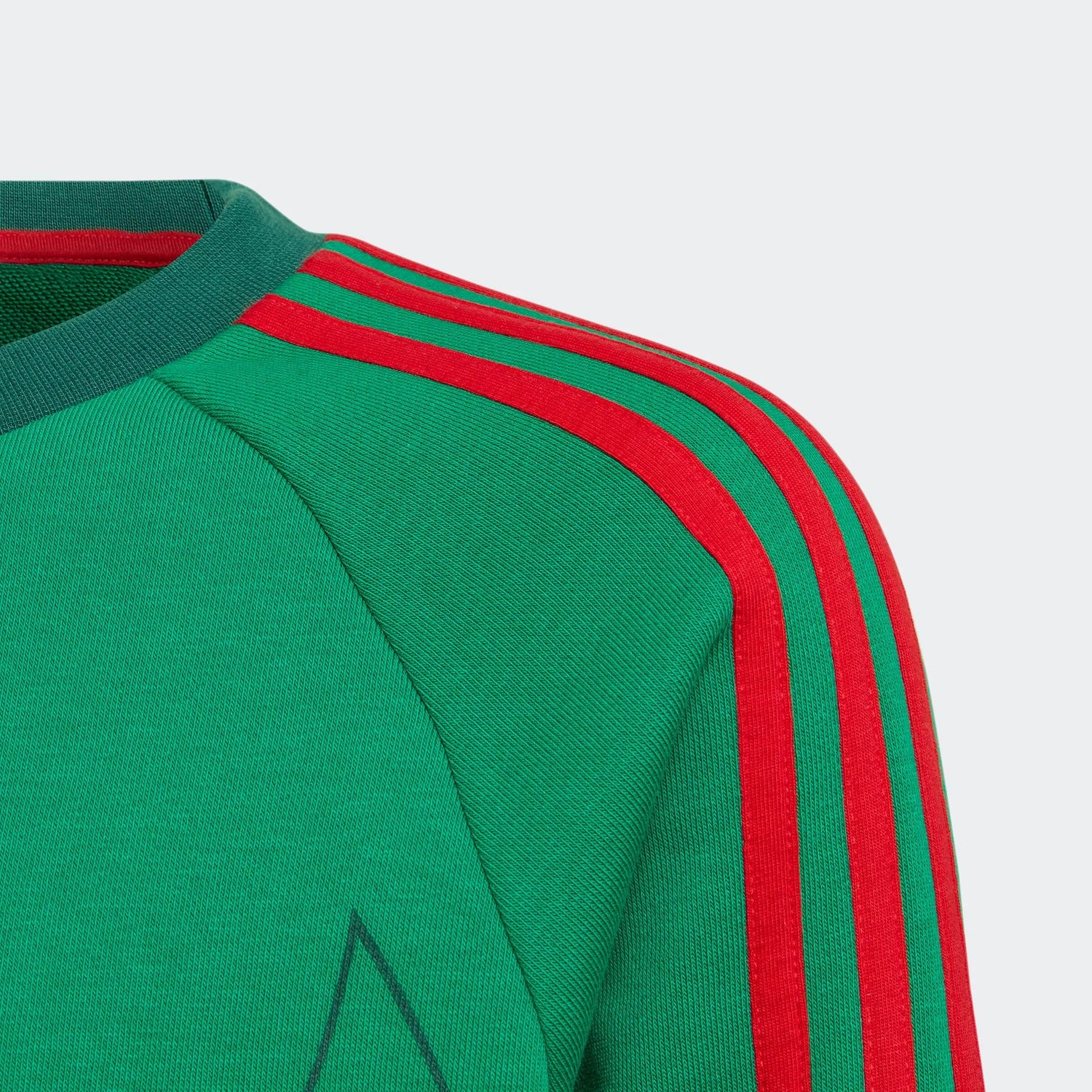 adidas 2022-23 Mexico Youth Crew Sweatshirt (Detail 1)