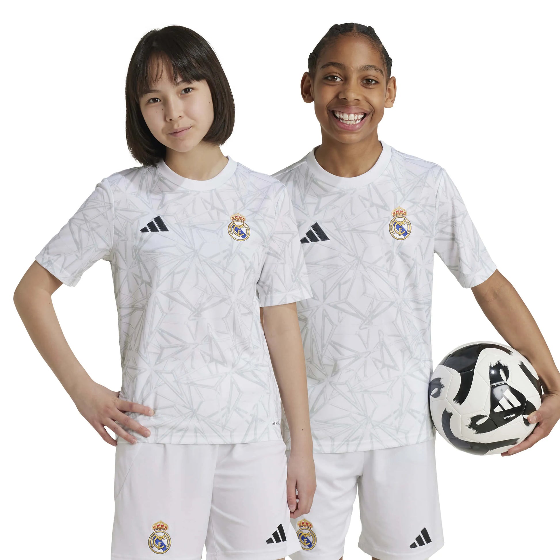 adidas 2024-25 Real Madrid Youth Pre-Match Jersey (Models - Front)