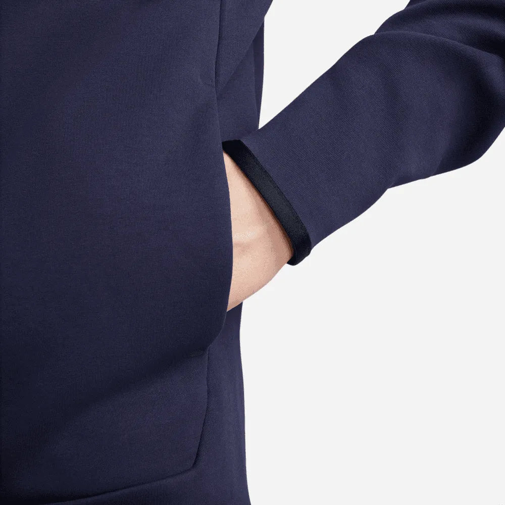 Nike 2023-24 PSG Tech Fleece Hooded jacket- Navy - Gold (Detail 4)
