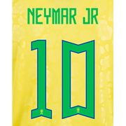 Brazil 2022-23 Home Neymar JR Youth Jersey Name Set (Back)
