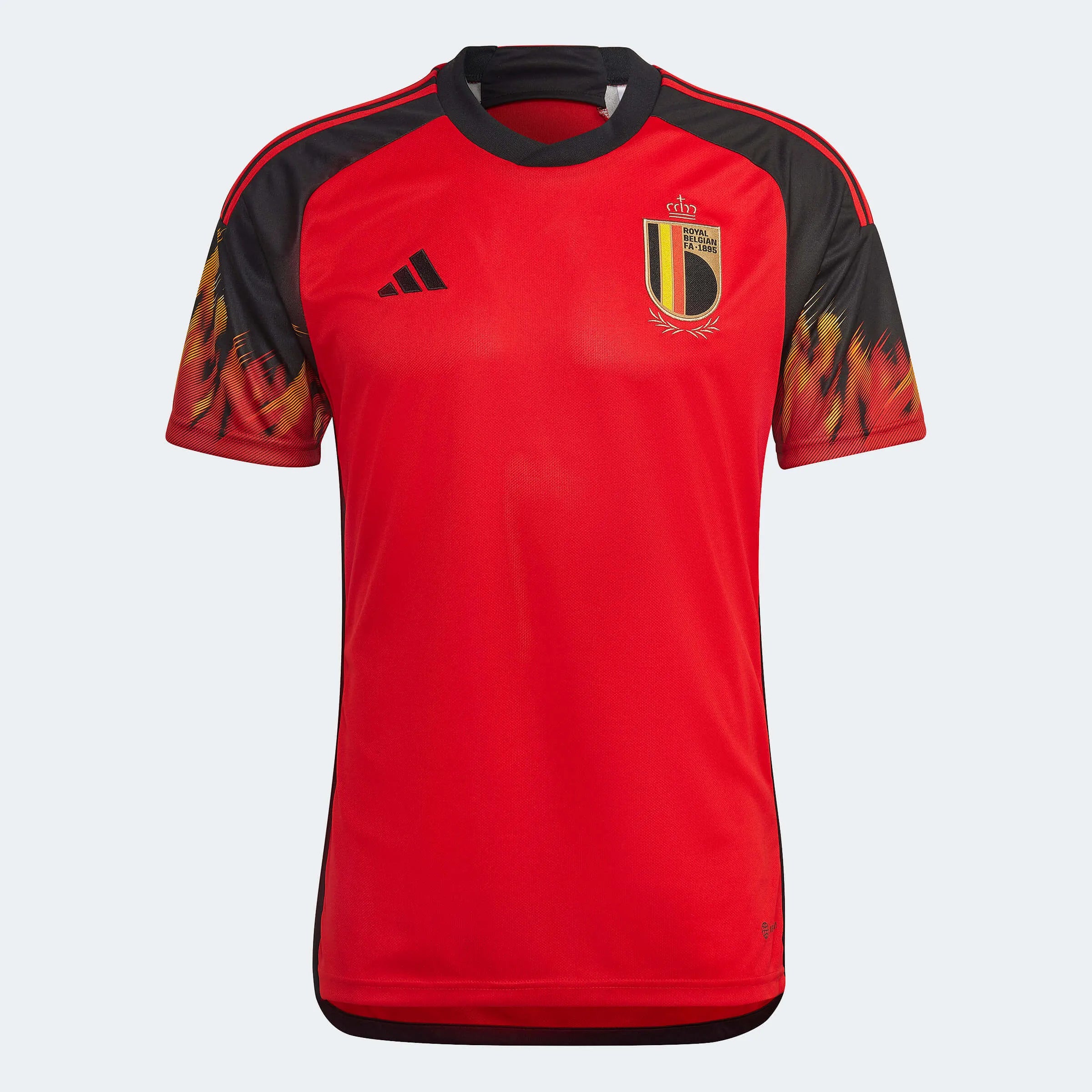 adidas 2022-23 Belgium Home Jersey - Red-Black (Front)