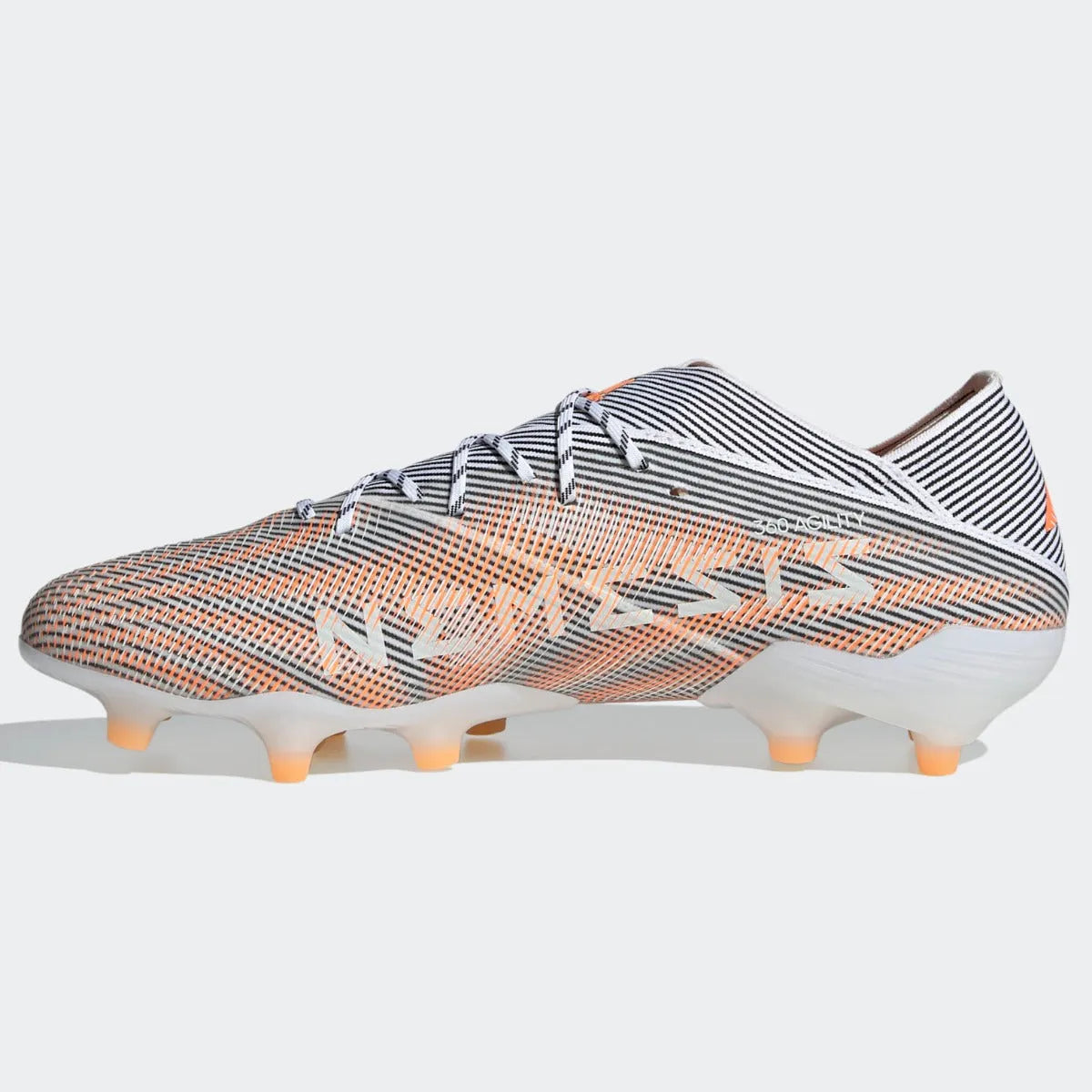 Adidas Nemeziz .1 FG - White-Black-Orange (Side 2)