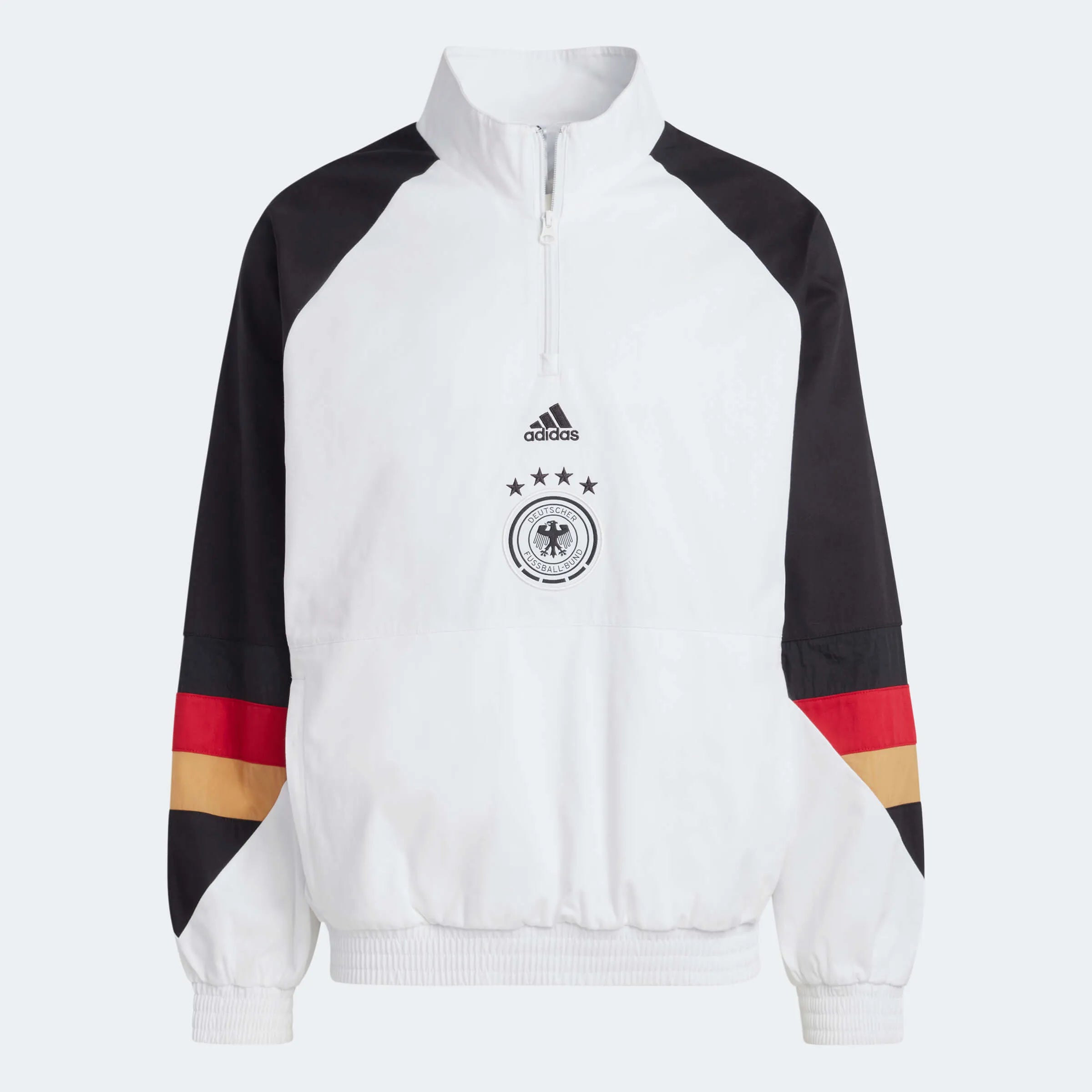 adidas 2022-23 Germany Icon Jacket - Black-White (Front)