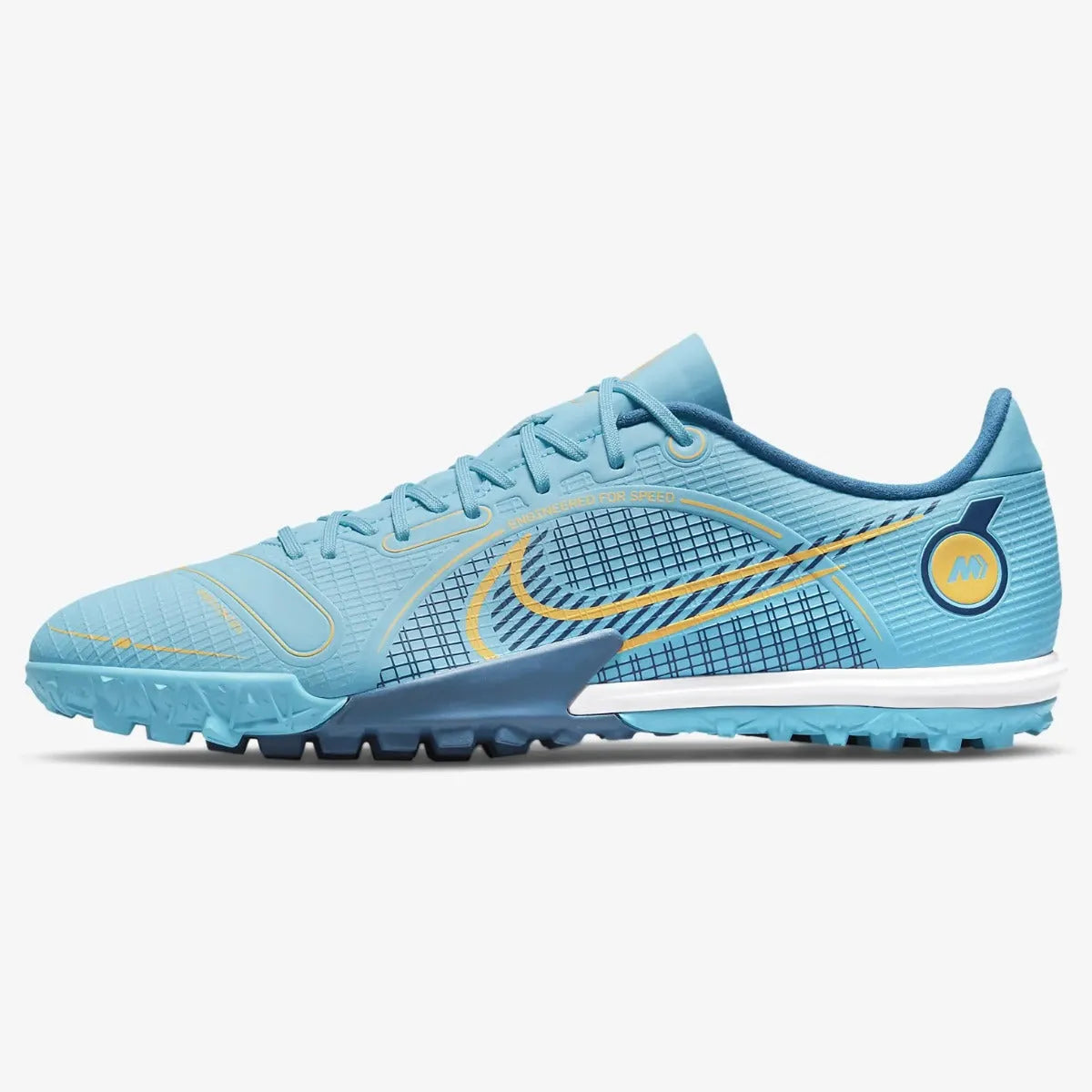 Nike Mercurial Vapor 14 Academy Turf - Chlorine Blue-Laser Orange (Side 1)