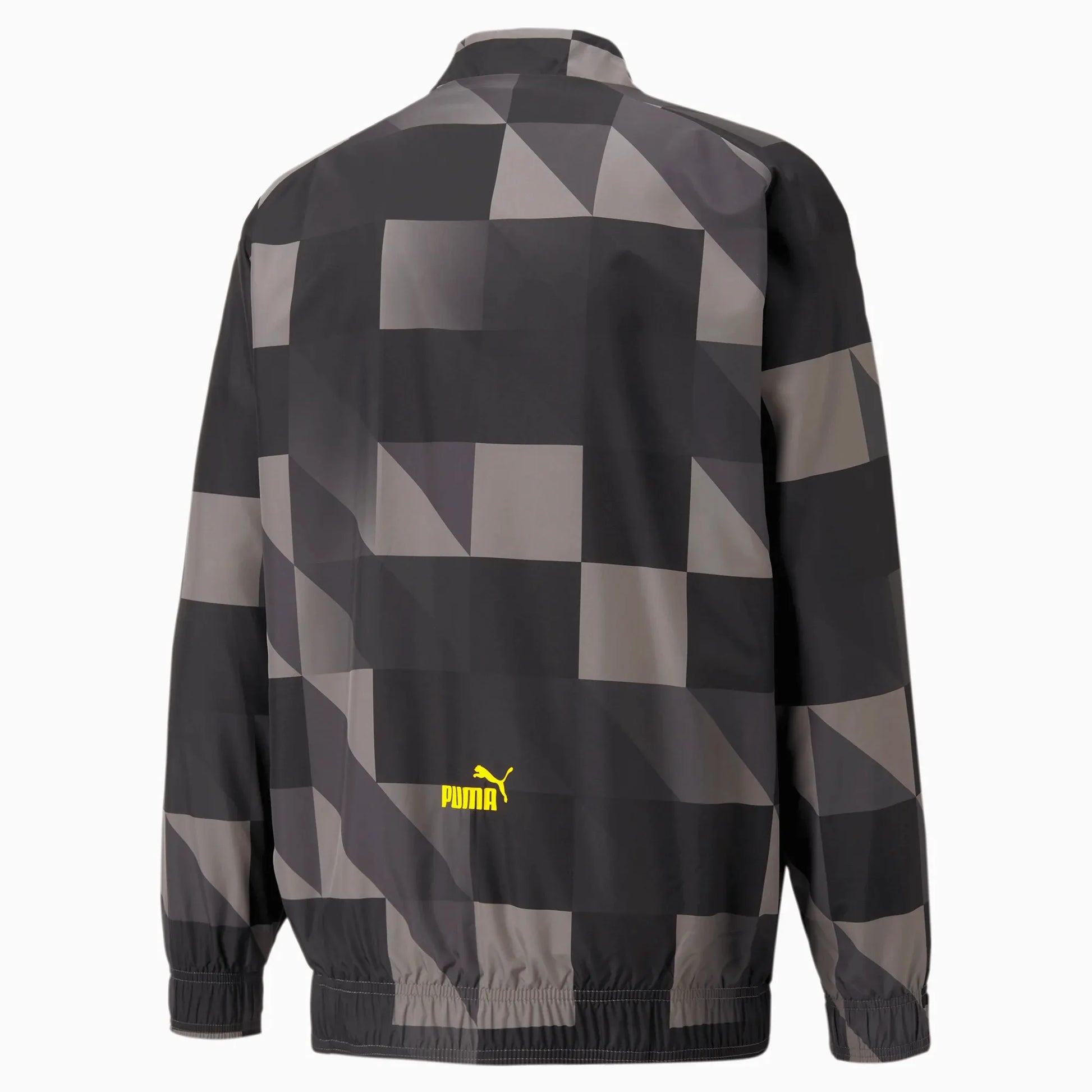 Puma 2023 Manchester City Pre-match Jacket - Iron - Black (Back)