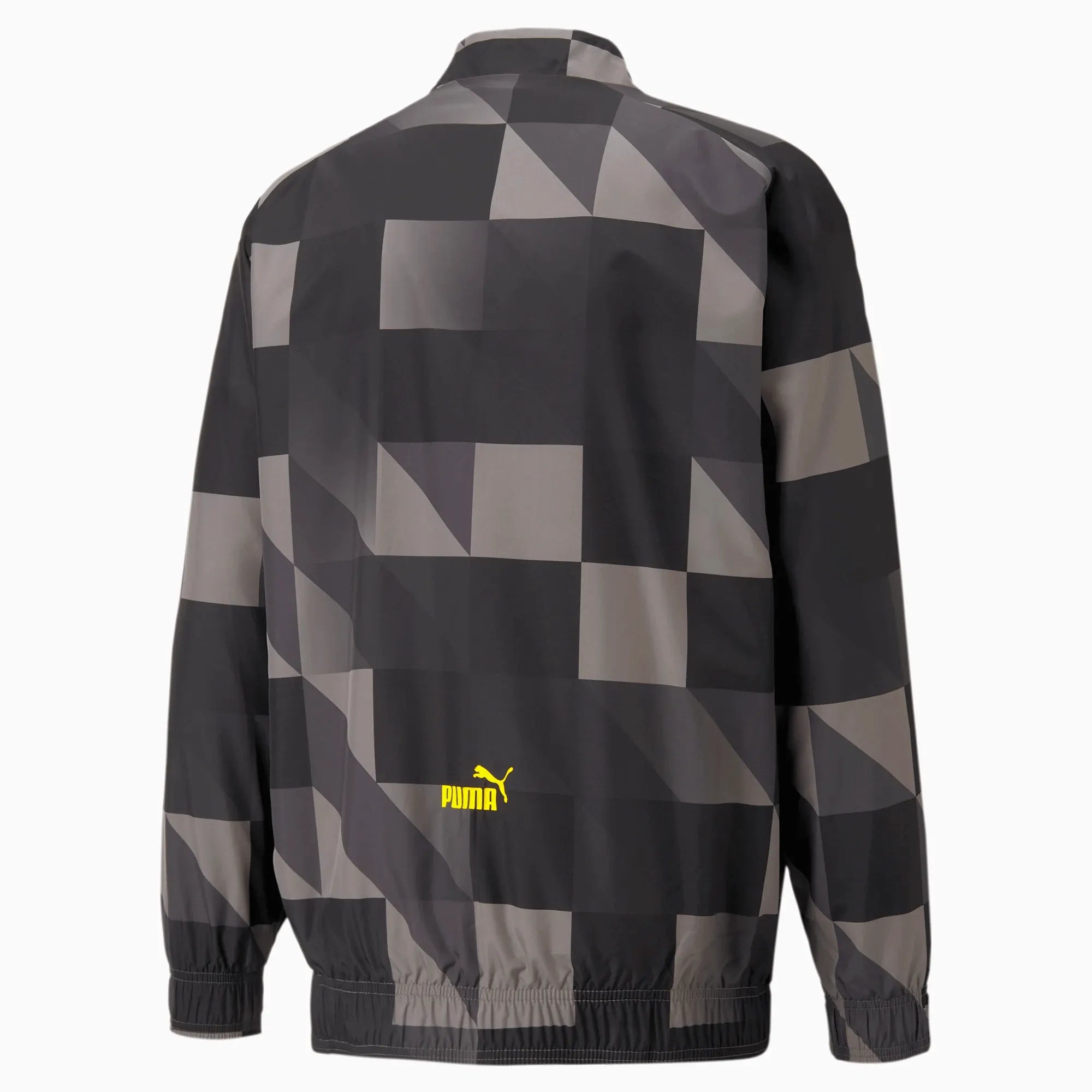 Puma 2023 Manchester City Pre-match Jacket - Iron - Black (Back)