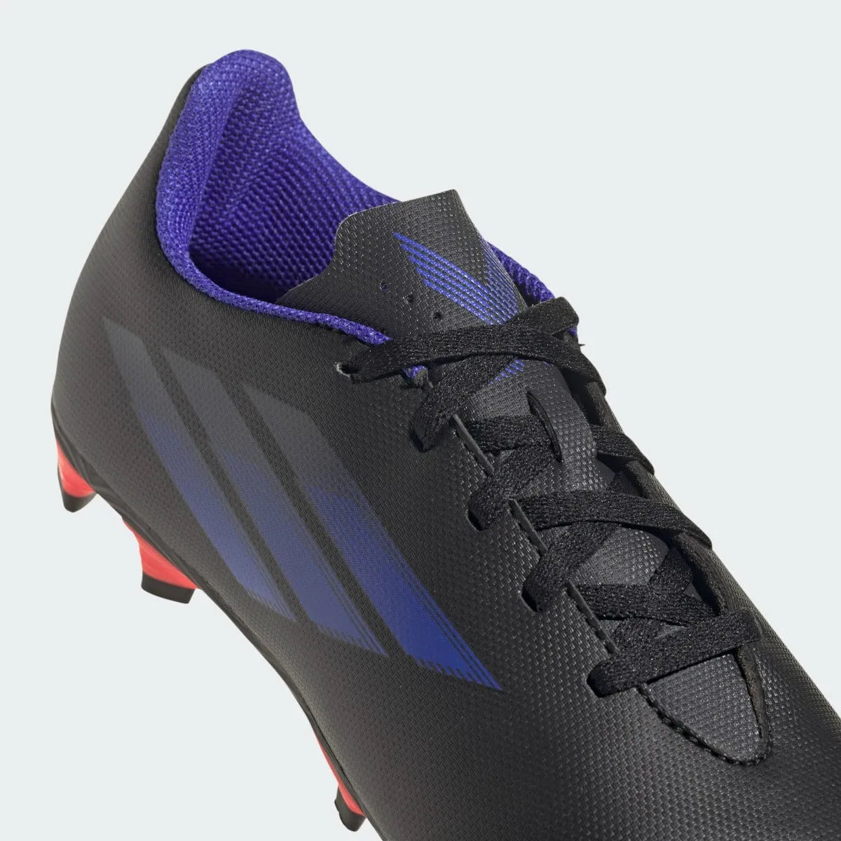 Adidas JR X Speedflow .4 FxG - Black-Sonic Ink (Detail 1)