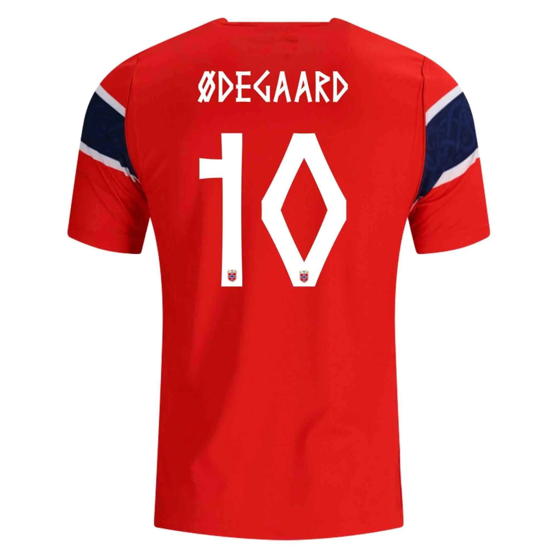 Nike 2026 Norway Men's Stadium Home Soccer Jersey (Odegaard)