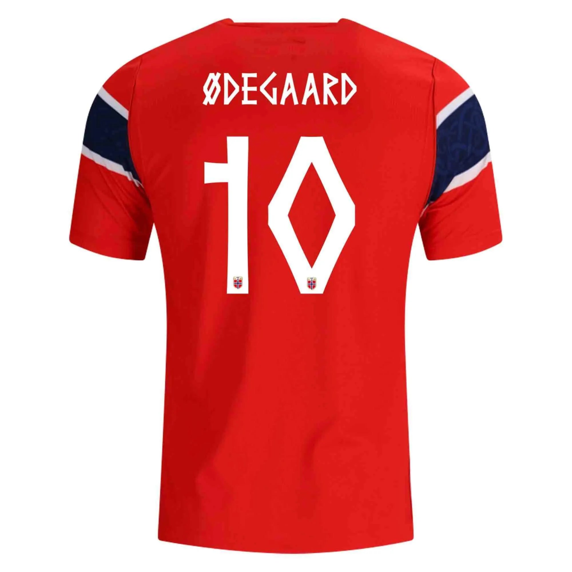 Nike 2026 Norway Men's Stadium Home Soccer Jersey (Odegaard)