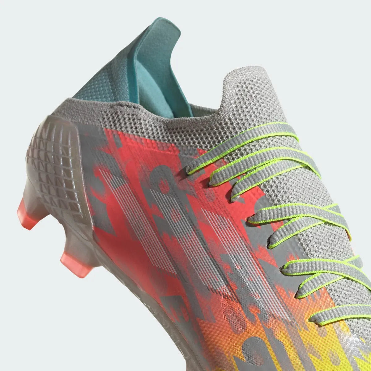 Adidas X Speedflow .1 FG - Clear Onix-White-Solar Yellow (Detail 3)
