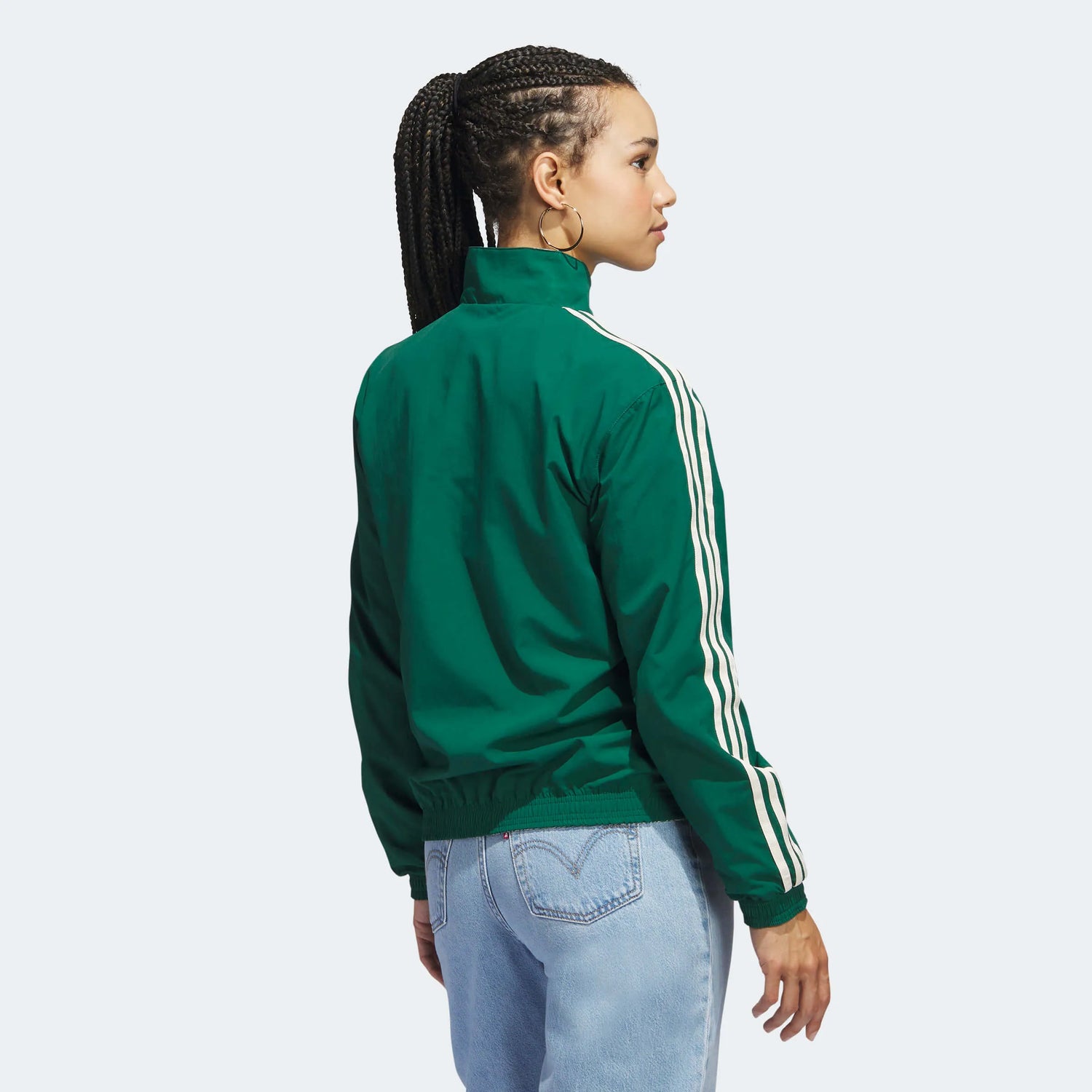 adidas 2022-23 Mexico Women's Anthem Jacket Green (Model - Back)