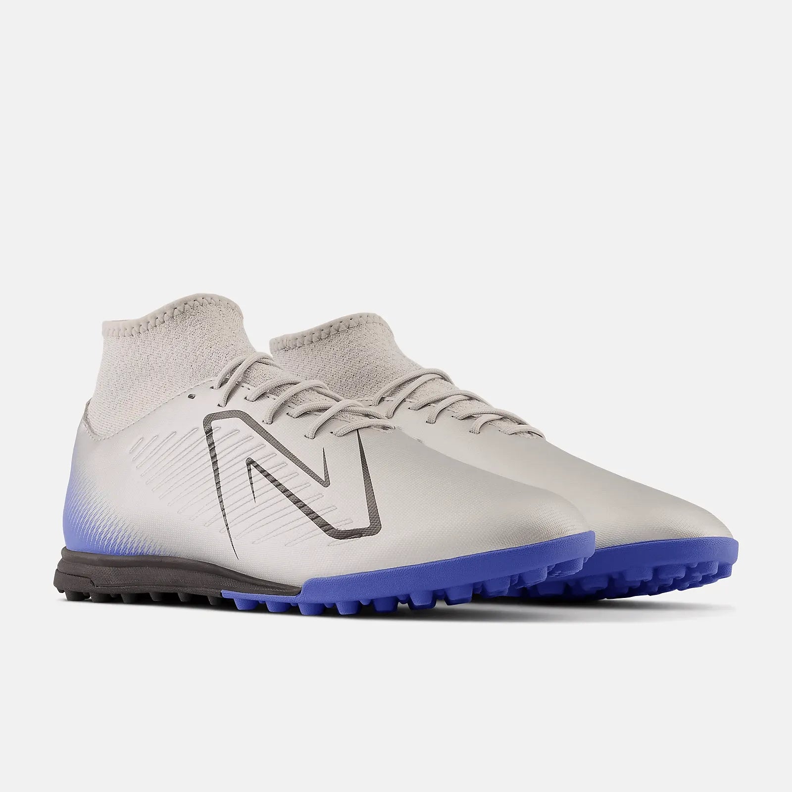 New Balance Tekela V3+ Magique 2E Wide Turf - Grey-Blue (Pair - Diagonal)