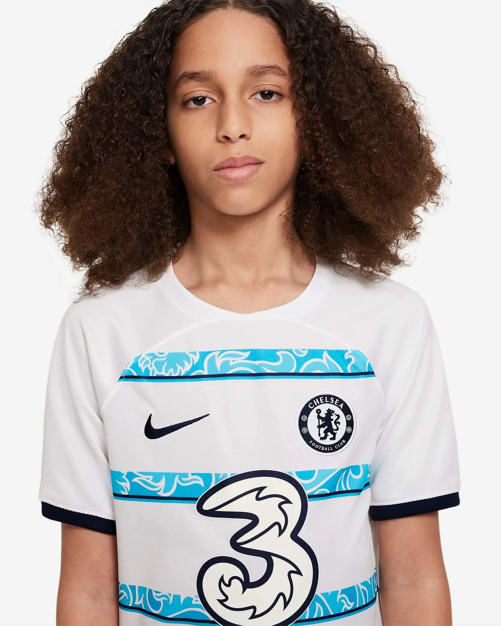 Nike 2022-23 Chelsea Youth Away Jersey (Detail 1)