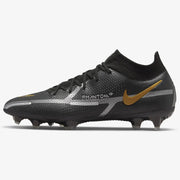 Nike Phantom GT2 Elite DF FG - Black-Dark Grey-Gold (Side 1)