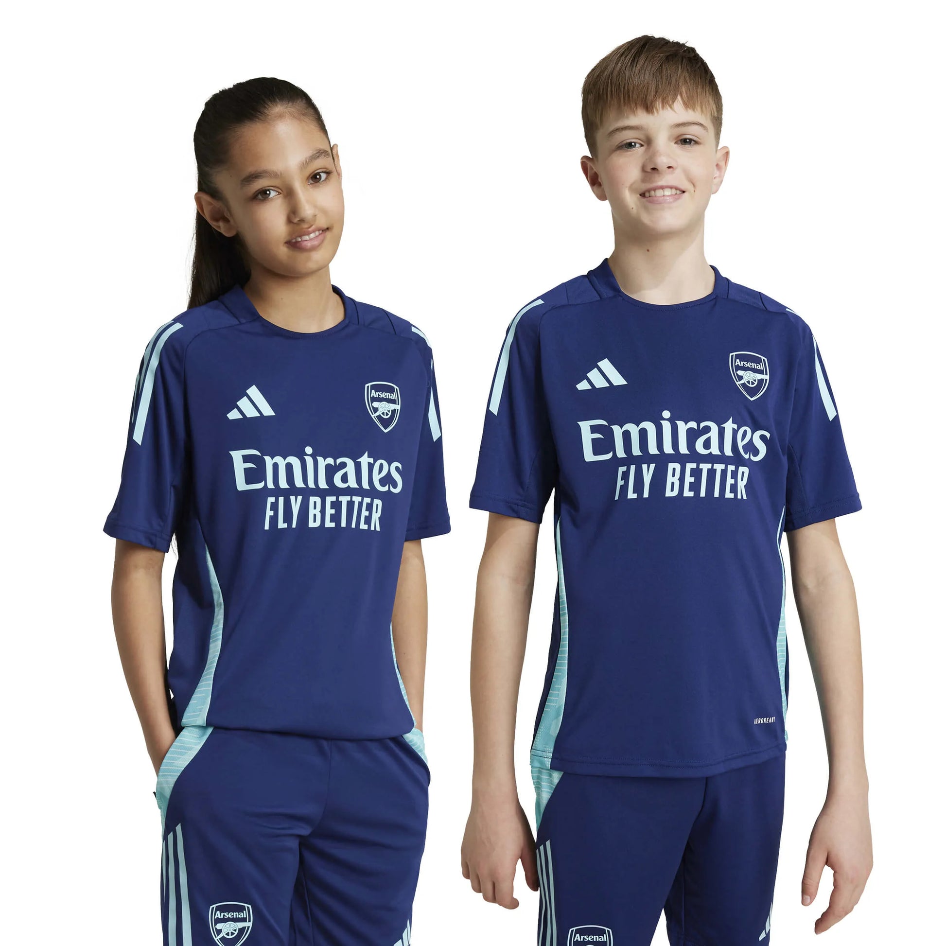 adidas 2024-25 Arsenal Youth Training Jersey (Models - Front)