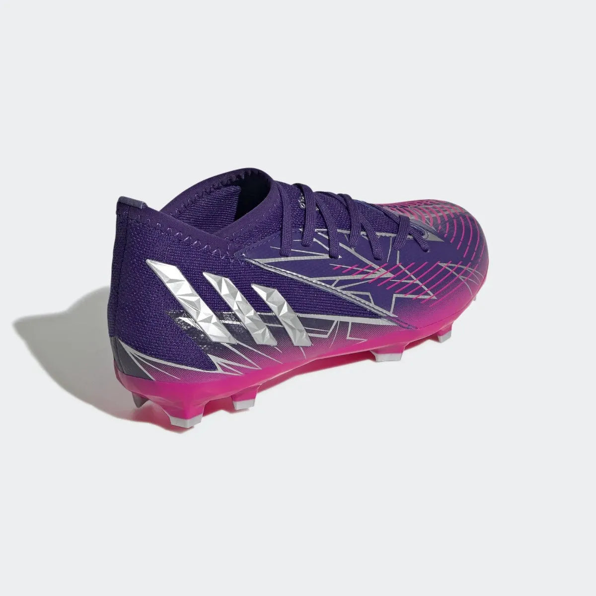 adidas JR Predator Edge .3 FG - Purple-Silver-Pink (Diagonal 2)