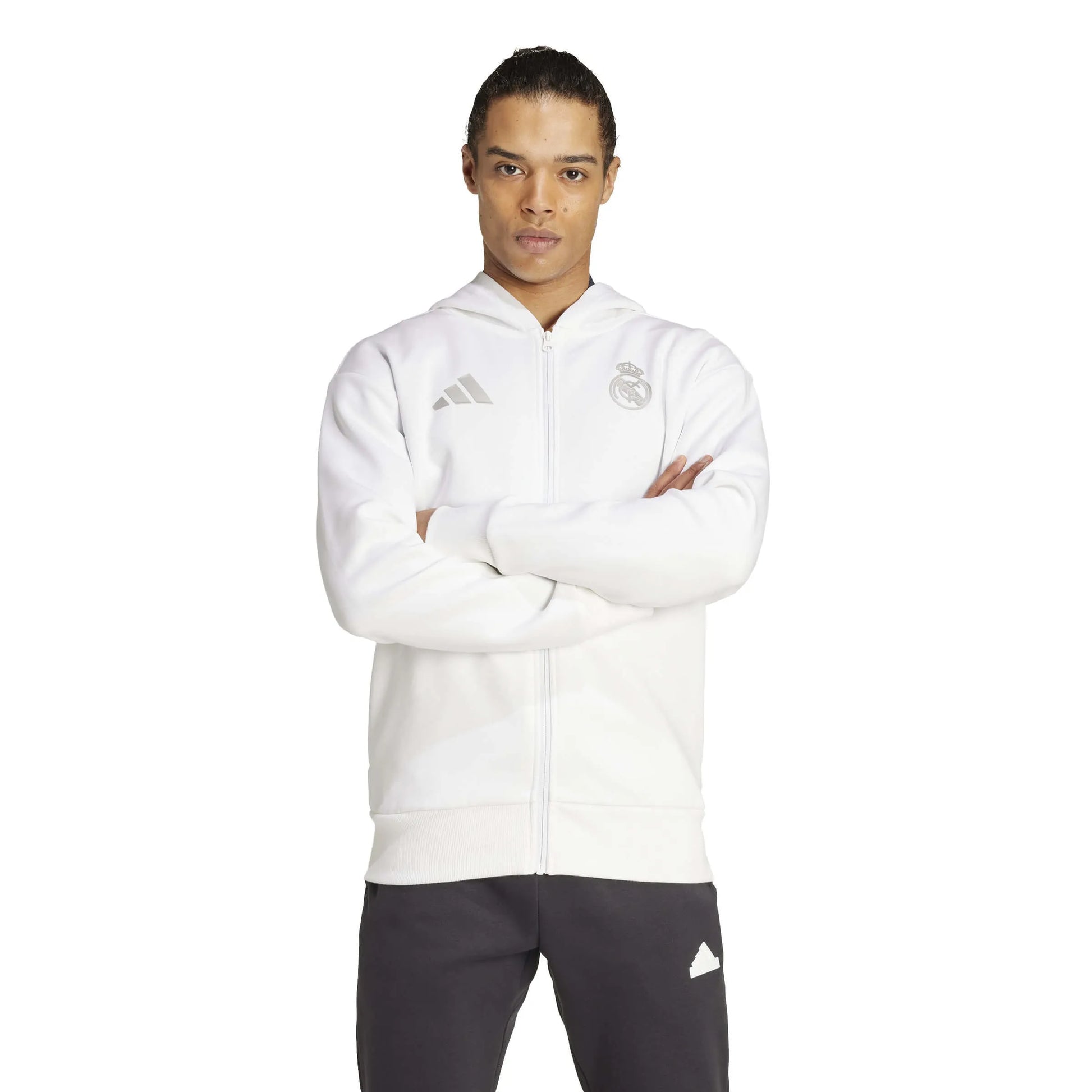 adidas 2024-25 Real Madrid Men's Anthem Jacket (Model - Front)